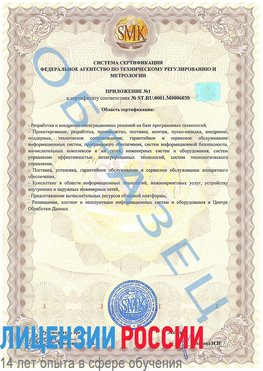 Образец сертификата соответствия (приложение) Видное Сертификат ISO 27001